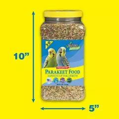 Premium Parakeet Food | With Probiotics | 5.0 lb. Stay Fresh Jar | Free Shipping