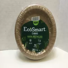 EcoSmart Paper Plates, 8 1/2" Plates, Pack of 250, Great Deal!