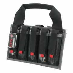 G-Outdoors Inc. Magazine Tote Black Soft Fits 10 SA Pistol Mags Range Bag W-hook