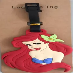 4 Styles Disney The Little Mermaid Ariel PVC Baggage Suitcase Luggage Tags