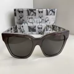 New RetroSuperFuture Andy Warhol America Gray 51mm Men's Women's Sunglasses