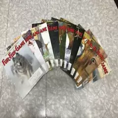 Vintage Fur Fish Game Magazine All 12 Issues of 2015 Articles Advertising Decor