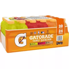 Gatorade Classic Thirst Quencher, Variety Pack, 20 Fl Oz (Pack of 24)