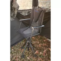 Outdoor Hunting Sports Blind Swivel Foldable Seat Portable Chair with Armrests 