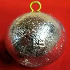 10 (1lb) Lead Cannonball Weight, Sinker with Brass Eyes Deep Drop Free Shipping