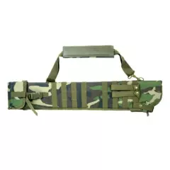 SHOTGUN SCABBARD SHOULDER CASE Black Camo Vism NcStar Hunting MOLLE Carry Strap 