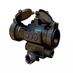 Red Dot Reflex Scope with Tactical Green Laser Sight - Aimpro ALFA Rifle Sight