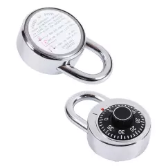 Rotary Padlock Digit Combination Code Lock Safe Round Dial Number Luggage