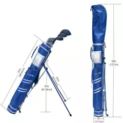 C9-II A99Golf Range Sunday Pencil Carry Bag Removable Top Cover w Stand Golf Bag