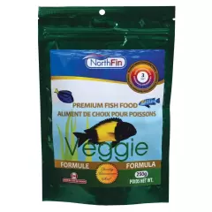 NorthFin Veggie Formula 3mm Pellets 250g Herbivore Omnivore Premium Fish Food