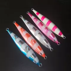 Gloss 5pcs Metal Jigging Fishing Lure Micro Jigs Snapper Fishing Lures 40-200g