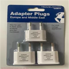 Travel Smart by Conair Continental Adapter Plug Set - 3pk