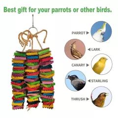 Parrot Toys for Birds Cardboard Big Bird Toys African Grey Parrot Toys