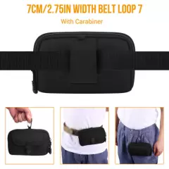 Tactical Molle Pouch 6.5inch Cell Phone Pack Nylon Waist Pack With Belt Buckle