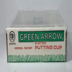 VTG Electric Golf Putting Cup 19th Hole Green Arrow 1980s Made In USA Retro NOS