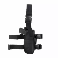 Right Drop Leg Holster Adjustable Tactical Pistol Thigh Holster with Mag Pouch