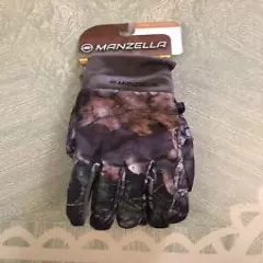 New Manzella Waterfowl Shooter Camo Waterproof Gloves LG