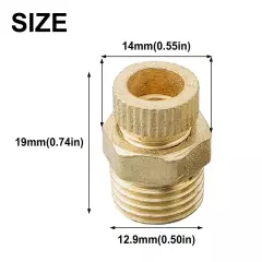 4PCS Small Air Pump Accessories Silent Air Compressor Drain Valve Screw Copper