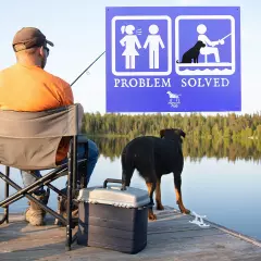 Problem Solved Funny Couples Tin Sign Bride Wedding Gag Gift Man Cave Home Decor