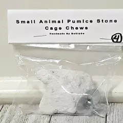 Pumice Pet Chews 15 piece bird chinchilla stones 5 bags - 3 stones per bag