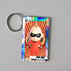 KEYCHAIN 2024 Jack Jack CUSTOM CARD MANGA STYLE GOAT The Incredibles 1 2 3 