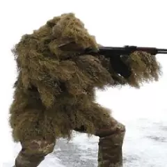 Ghillie Parka Suit Sniper Recon Hunting Fire-Retardant Desert Camo Large/ X-L