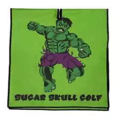 NEW Sugar Skull Golf SSG MARVEL Incredible HULK Golf Waffle Towel 40x16