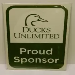 Ducks Unlimited Wetlands Conservation Tin Metal SPONSOR SIGN Garage Classic DU