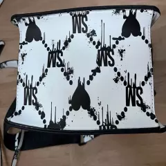 NWT Steve Madden Bevelynh Satchel Halloween Editon White And Black