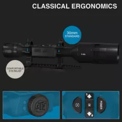 ATN X-Sight 4K Pro 5-20x Smart Day/Night Rifle Scope + FREE IR850 Supernova