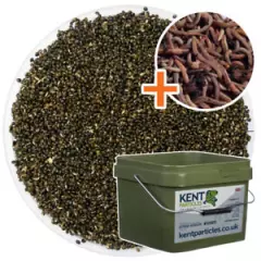 Carp Bait Cooked hemp and Chopped Dendrobaena 5kg, 10kg 25kg buckets FREE P&P