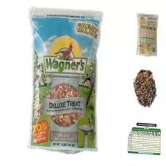  62067 Deluxe Treat Blend Wild Bird Food, 4-Pound Bag 