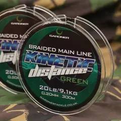 Gardner Tackle Kinetic Distance Braid Dyneema Main Line 20lb Carp Coarse Fishing