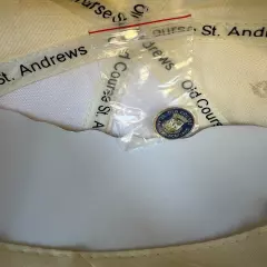 Saint Andrews Old Course Golf Hat with 3 Ball Markers Made Exclusive Official