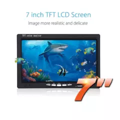 EYOYO 7" TFT LCD Screen Fish Finder 12 LED Underwater 15M HD 1000TVL Camera DVR