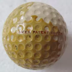 SPALDING DOT GOLF BALL-DASH DOT DOT DASH -SIGNED BY CONNECTICUT AM CHAMP 1949