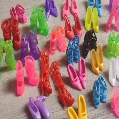 20 pairs of Mix Lot Fashion Doll Shoes