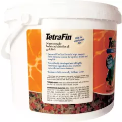 Goldfish Flakes, Balanced Diet, Supplement C Enriched 4.52 Lbs for Aquarium Fish