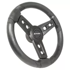 Gussi Italia Lugana Black Golf Cart Steering Wheel For Yamaha Golf Cart