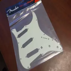 NEW - Fender Vintage '60's Strat Pickguard, 11 Holes - MINT GREEN, 099-1343-000