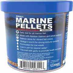 Omega One Garlic Marine Small Sinking Pellets, 4.5 oz.