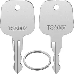 Key for TSA, 2PCS TSA007 TSA002 for Master Luggage Lock Keys Compatible with Lug