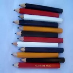 144 "Assorted" Personalized Golf Pencils w/out Erasers