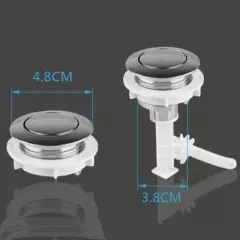 Round Head ABS Flush Toilet Push Button for Diameter 38mm