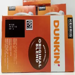 Dunkin' Original Blend Coffee K-Cup Pods - Medium Roast - 88 ct - BB: 5/25