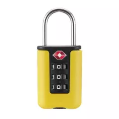 Padlock 3 Digit Combination Lock Luggage Password Lock TSA Customs Code Lock