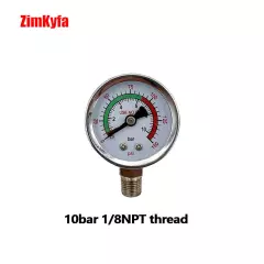 Mini Gauge 1/8''NPT Micro Pressure Gauge Air Compressor Manometer