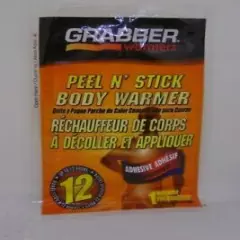 Grabber Adhesive Body Warmer - 1 Pack