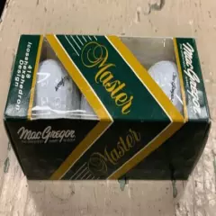 Vintage SLEEVE 3 GOLF Balls MACGREGOR MASTER - RARE MINT CONDITION