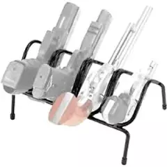 LOCKDOWN 4 gun vault safe handgun rack holder quick access organizer revolver